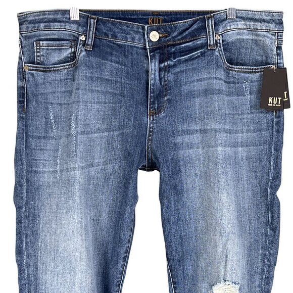 Kut From The Kloth NWT Women 16 Ankle Straight Leg High Rise Jeans Bum Friendly - Picture 6 of 16
